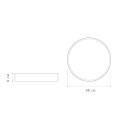Светильник светодиодный декоративный PPB Scandic-R 36Вт 4000К IP20 настенно-потолочный WHJazzWay 5036826