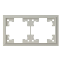 Двухместная рамка классик, лен (35920 LN)