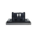 FORTE&PIANO Выключатель 1-клавишный 10А FP501 сталь IEK