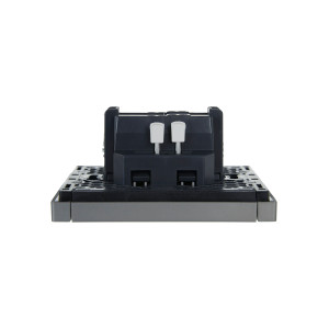 FORTE&PIANO Выключатель 1-клавишный 10А FP501 сталь IEK