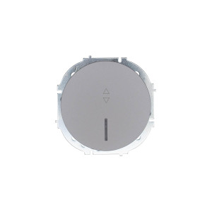 OSEN Выключатель проходной с подсветкой серый матовый  