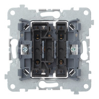 Механизм проходного двухклавишного  выключателя  RIKETT (32101)