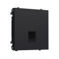 MS992005 Комплект механизма компьютерной розетки SIGMA Черный Мягкое касание RJ-45 экранированной с/ш QUANT PRO (SP9920, PR185)