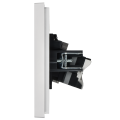 FORTE&PIANO Розетка двойная RJ11+RJ45 кат.5E FP235 белый IEK
