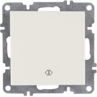 Arvia Electric, L/K Механизм, Выключатель одноклавишный перекресный, (белый)