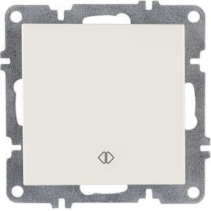 Arvia Electric, L/K Механизм, Выключатель одноклавишный перекресный, (белый)