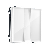 MS105010 Комплект механизма 3-кл выключателя SIGMA Белый глянец 10A-250V QUANT PRO (SP1050, PR133)