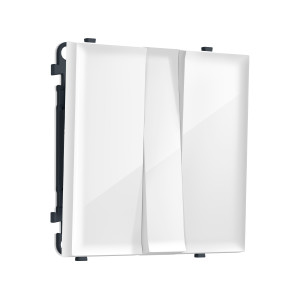MS105010 Комплект механизма 3-кл выключателя SIGMA Белый глянец 10A-250V QUANT PRO (SP1050, PR133)