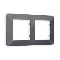 AF110652 Рамка ALFA Line Антрацит серый 2-ая AMBRELLA VOLT