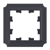 ATLASDESIGN ANTIQUE 1-постовая РАМКА, КАРБОН ATN101001