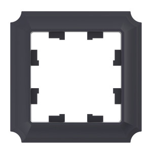ATLASDESIGN ANTIQUE 1-постовая РАМКА, КАРБОН ATN101001