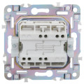 SKANDY Выключатель 1-клавишный перекрестный 10А SK-V03Sa песочный IEK
