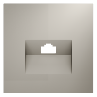 Накладка для розетки компьютерной RJ45 кат.6, S70 кашемир