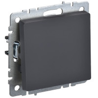 IEK BRITE BASE Графит Выключ. 1-кл самовозвр. 10А ВС10-1-4-БрГ