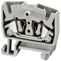 МИНИ КЛЕММНИК ПРУЖ,15MM DIN,ПРОХОД, 2ТЧК, 2,5ММ?,СИНИЙ