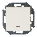 Выключатель 1-кл. СП Simon 15 16А IP20 с подсветкой винтов. зажим механизм сл. кость Simon 1591104-031