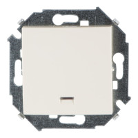 Выключатель 1-кл. СП Simon 15 16А IP20 с подсветкой винтов. зажим механизм сл. кость Simon 1591104-031