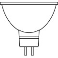 Лампа светодиодная LED Value LVMR1650 6SW/830 6Вт GU5.3 230В 10х1 RU OSRAM 4058075582545