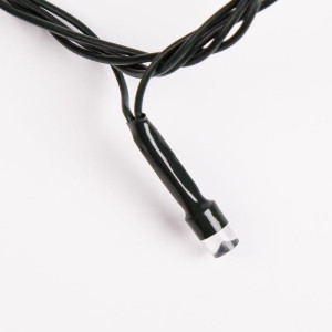 Гирлянда светодиодная Твинкл Лайт 6м 40LED мультиколор 5.1Вт 220-240В IP20 с контроллером 8 режимов провод ПВХ темн. зел. Neon-Night 303-029