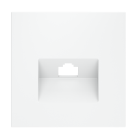 Накладка для розетки компьютерной RJ45 кат.6, S70 (белый матовый)