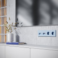 Накладка для розетки TVRJ45 кат. 6, S70 деним