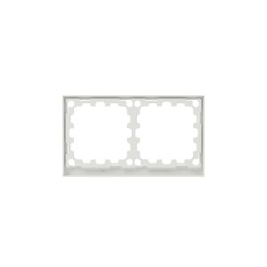 Рамка 2 поста IP44, KANT, белый песок