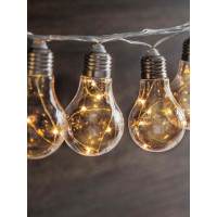 Гирлянда светодиодная Лампочка 40LED бел. на солнечной батарее аккумулятор AA NI-MH 600мА.ч КОСМОС KOC_SOL221