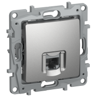 IEKETIKA Розетка компьютерная RJ45 категория 5Е UTP 6724411 алюминий IEK