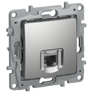 IEKETIKA Розетка компьютерная RJ45 категория 5Е UTP 6724411 алюминий IEK