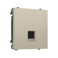 MS352030 Комплект механизма телефонной розетки SIGMA Кашемир RJ-11 (4P4C) с/ш QUANT PRO (SP3520, PR190)
