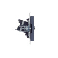 BRITE Розетка двойная TV+RJ45 кат.5E РТВ/РК12-БрМ маренго IEK