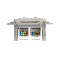 FLITE Розетка 2-местная компьютерная RJ45 категория 5Е UTP РК5е-2-0-ФлСл сливочный IEK