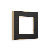 AF580541 Рамка ALFA Arctic Черный Стекло органическоеШампань 1-ая AMBRELLA VOLT