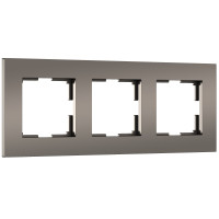 W0032963/ Рамка на 3 поста Slab (бронза софт)