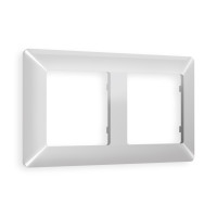 AF110402 Рамка ALFA Line Серебро глянец 2-ая AMBRELLA VOLT