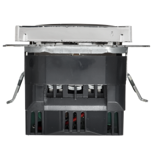 BRITE Розетка 1-местная с заземлением с защитными шторками 16А с USB AA 5В 2,1А РЮш10-1-БрГН металл хромникель IEK