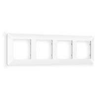 AF110124 Рамка ALFA Line Белый матовый 4-ая AMBRELLA VOLT