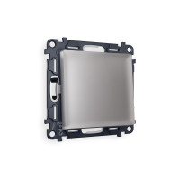 MA501020 Комплект механизма 1-кл проходного выключателя ALFA Сталь матовый QUANT (AP5010, VM105) AMBRELLA VOLT