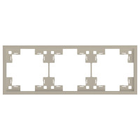 Трехместная рамка, латте (35830 LT)