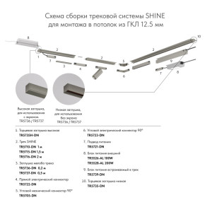 Соединитель для шинопровода Denkirs TR5705-DN