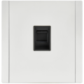 FORTE&PIANO Розетка компьютерная RJ45 кат.5E FP232M металл белый IEK
