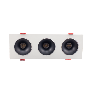 Светильник встраиваемый AM480-3 BK+WH цвет - черный (BK)