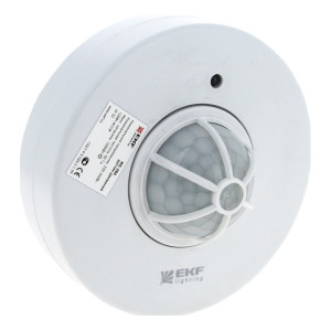 Датчик движения MS-28A (ДД) потолоч. 1200Вт 360град. до 6м IP20 EKF dd-ms-28A