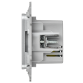 FLITE Розетка USB A+A 3,1А РЮ-2-ФлА алюминий IEK