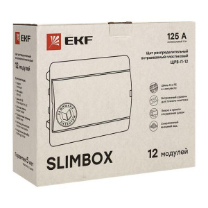 Щит ЩРВ-П-12 SlimBox IP41 PROxima EKF sb-v-12
