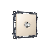 MA333050 Комплект механизма TV розетки SAT 5-2400MHz 3.5dB ALFA Бежевый матовый QUANT AP3330, VM215 AMBRELLA VOLT