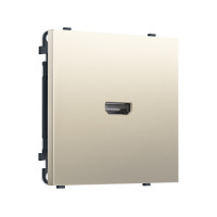 MS554030 Комплект механизма розетки HDMI 2.1 SIGMA Шёлк 30V/900MS 4K-120HZ 8K-60Hz QUANT PRO (SP5540, PR223)