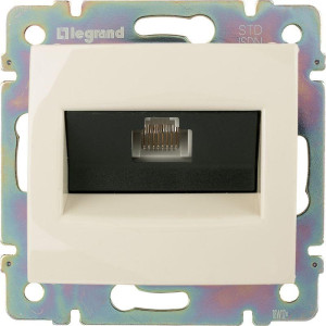 Механизм розетки информ. 1-м СП Valena RJ45-ISDNинтернет сл. кость Leg 774341