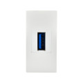 PRIMER РКЮ-10-00-П Розетка USB A 3.0 (1 модуль) белая IEK
