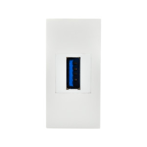 PRIMER РКЮ-10-00-П Розетка USB A 3.0 (1 модуль) белая IEK